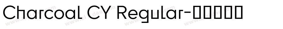 Charcoal CY Regular字体转换